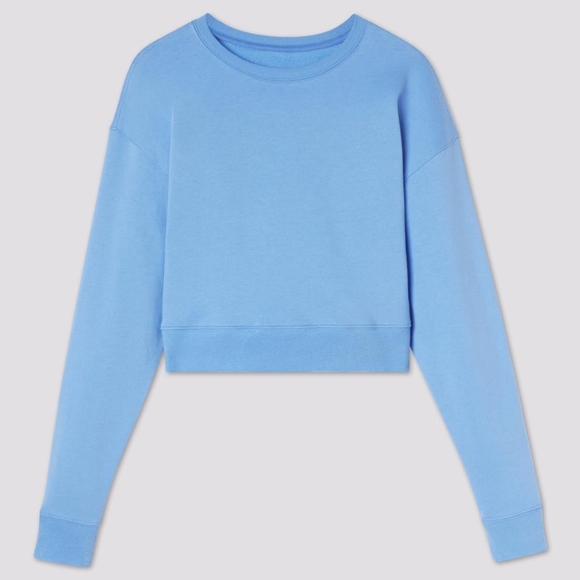 Girlfriend Collective Crop Sweatshirt - Picture 1 of 5